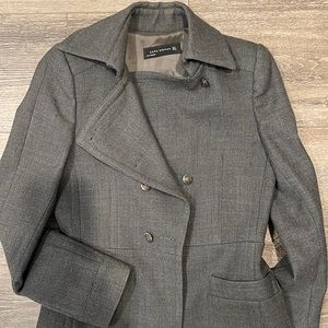 ZARA WOMAN 100% Wool Coat
